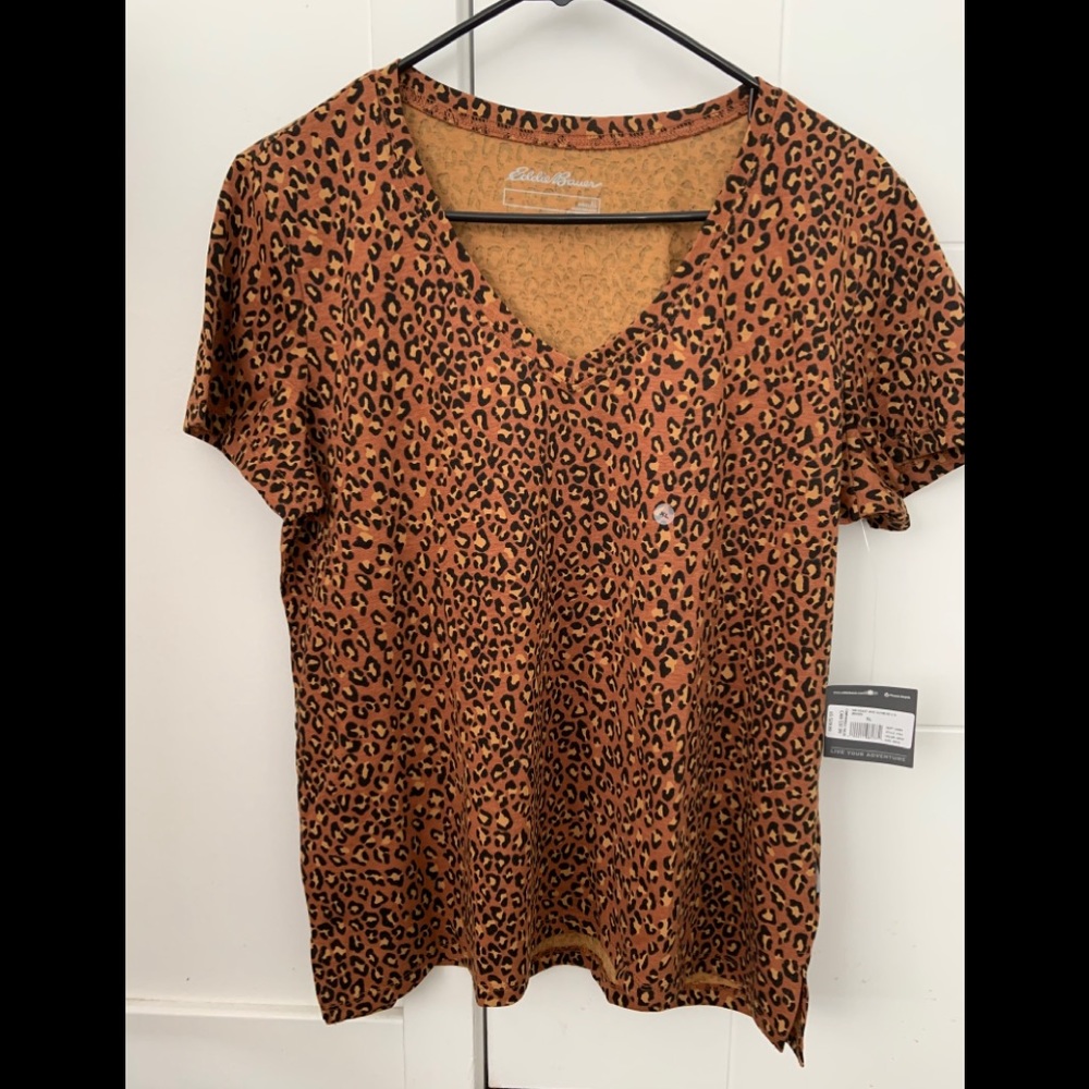 Eddie Bauer Leopard Print Tee
